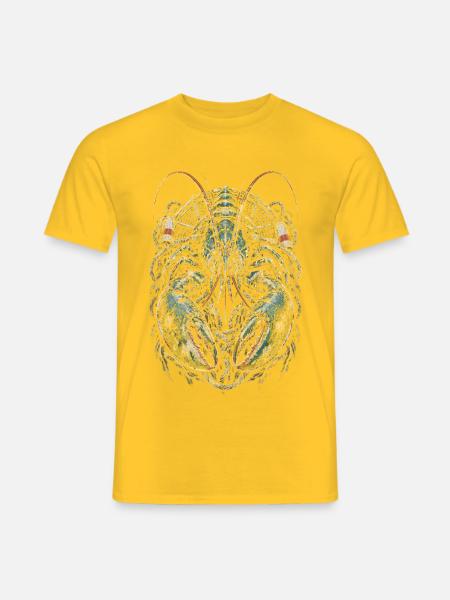 Hummerfänger Hummerfischer - Männer T-Shirt - Gelb