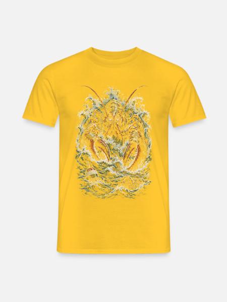 Hummerfänger Hummerfischer - Männer T-Shirt - Gelb