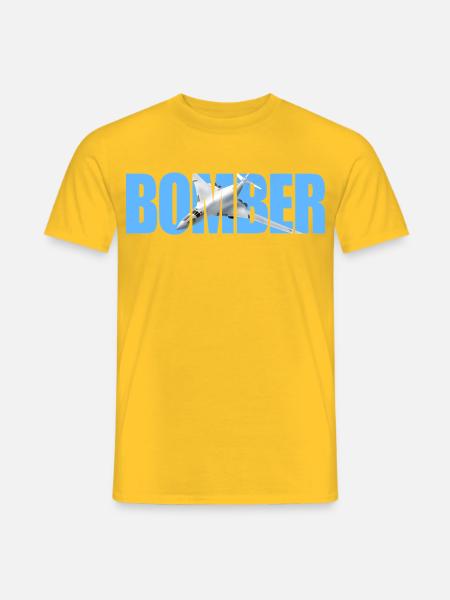 Bomber Tu-160 - Men's T-Shirt - yellow