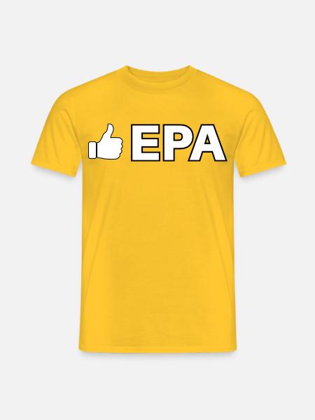 Ähnliches Symbol mit EPA-Text - Männer T-Shirt - Gelb