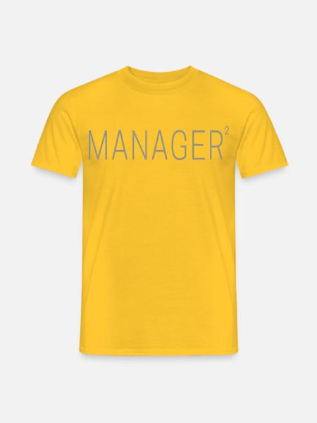 Manager CEO und Chefs für Selbstständige - Männer T-Shirt - Gelb