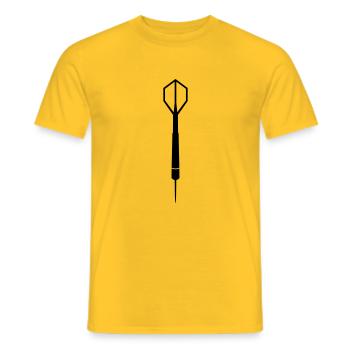 Dart - T-shirt homme - jaune - Devant - AI Model Male 178 dark (178cm)