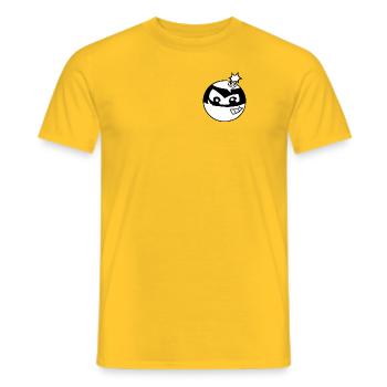 Bombe - T-shirt homme - jaune - Devant - AI Model Male 178 dark (178cm)