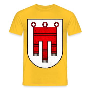 Vorarlberg - Österreich - Männer T-Shirt - Gelb - Vorne - AI Model Male 178 dark (178cm)