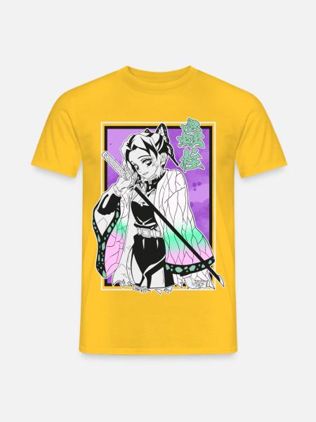 kimetsu shinobu - Men's T-Shirt - yellow