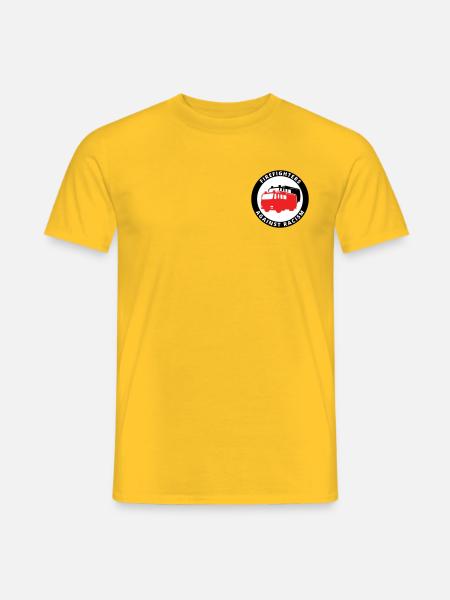 Firefighters Against Racism Symbol - Men's T-Shirt - yellow