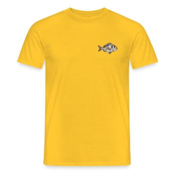 Dorade - T-shirt homme - jaune - Devant - AI Model Male 178 dark (178cm)