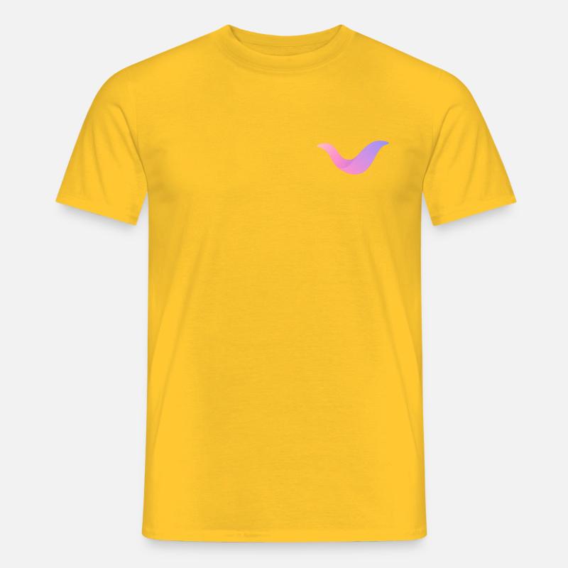 Nébuleuse Gradient Swoosh - T-shirt homme - jaune