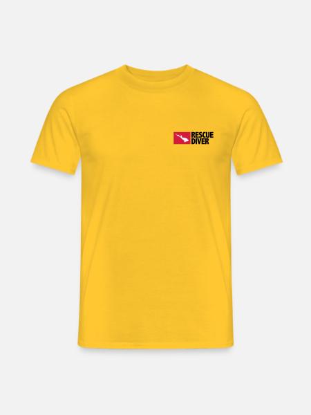 Rescue Diver - T-shirt homme - jaune