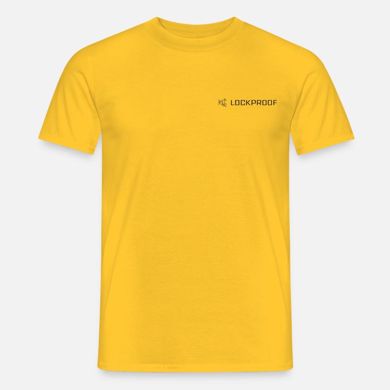 lockproof - Männer T-Shirt - Gelb