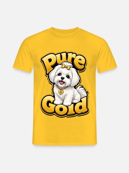 Malteser - Männer T-Shirt - Gelb