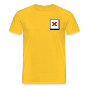 Missing Image – File Not Found - Männer T-Shirt - Gelb - Vorne - AI Model Male 178 dark (178cm)