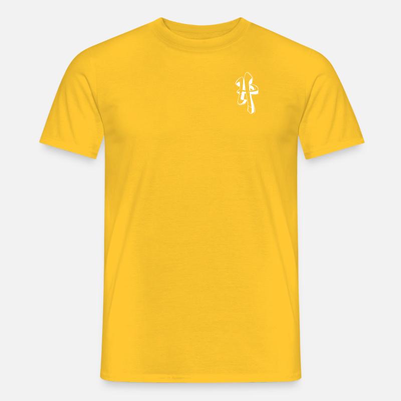 H - Männer T-Shirt - Gelb
