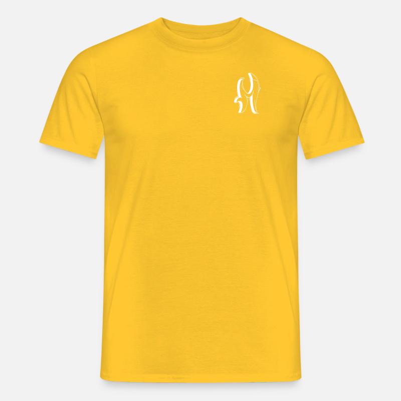 M - Männer T-Shirt - Gelb