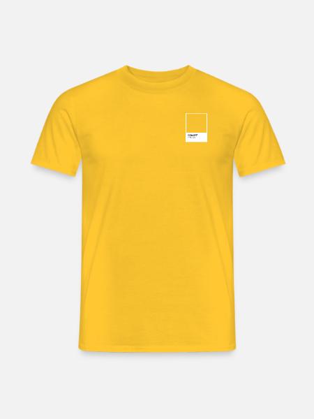 Color Yellow - Männer T-Shirt - Gelb