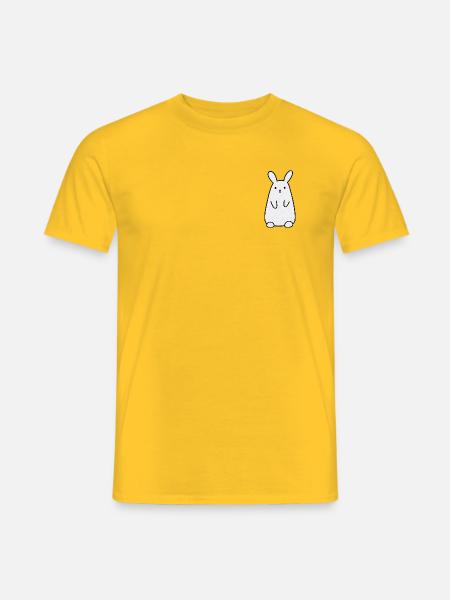 Lustiger Hase - Männer T-Shirt - Gelb