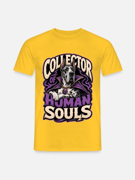 Dogge - Männer T-Shirt - Gelb