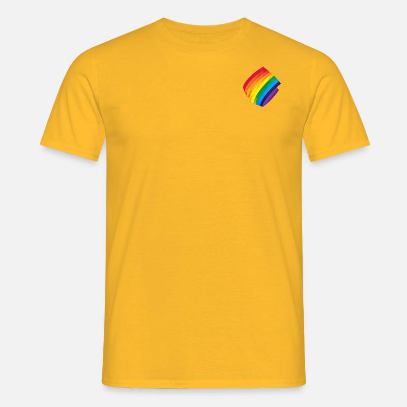 Pride - Open Mind - Statement-Piece - Men's T-Shirt - yellow