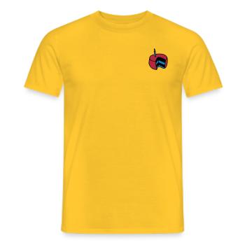 Torte - Männer T-Shirt - Gelb - Vorne - AI Model Male 178 dark (178cm)