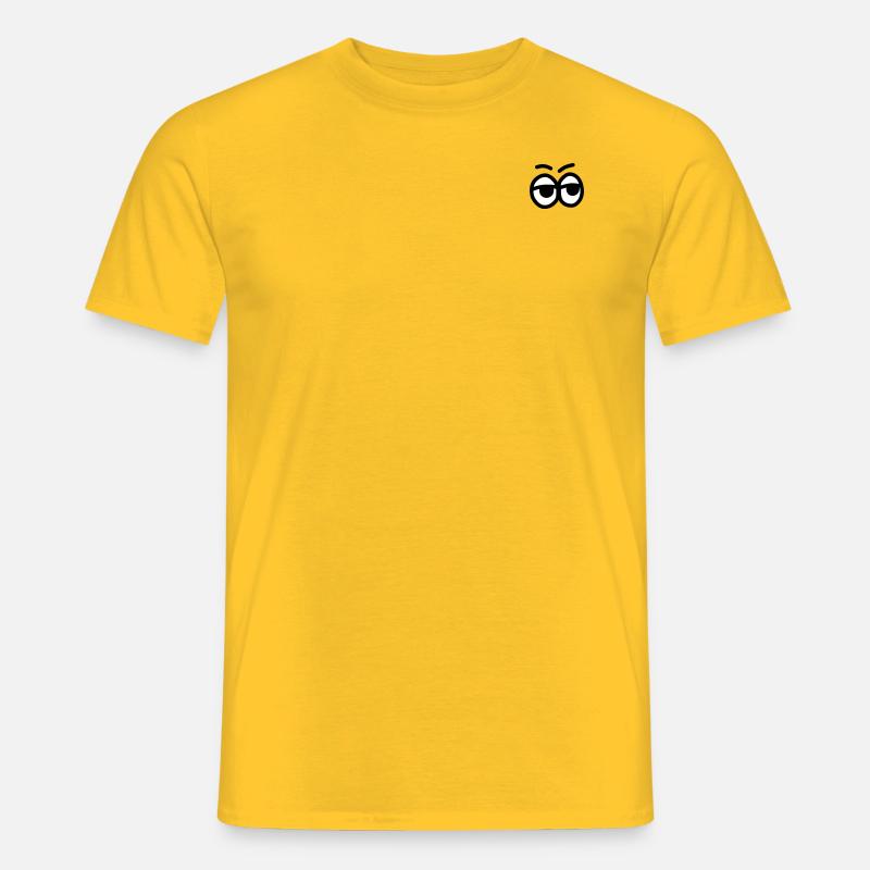 Augen - Männer T-Shirt - Gelb
