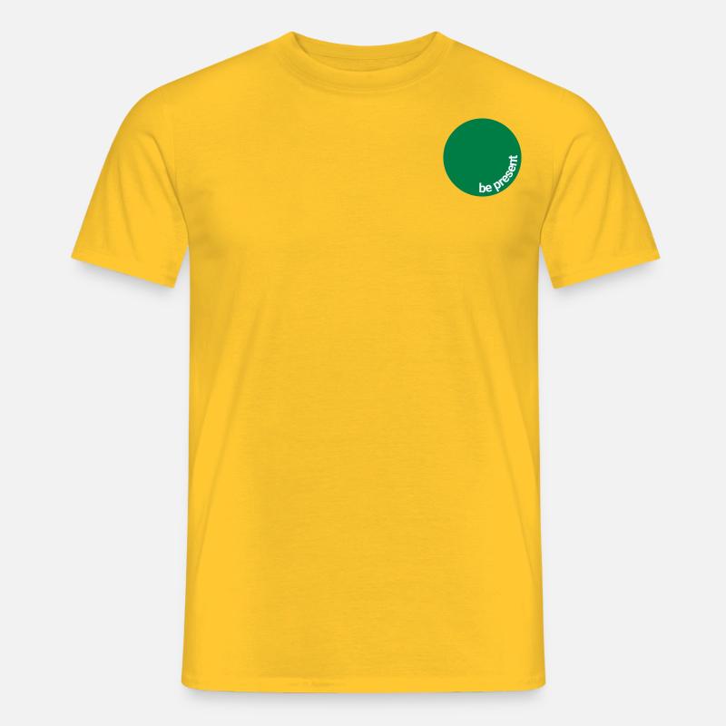 Messenger 2 colour - Männer T-Shirt - Gelb