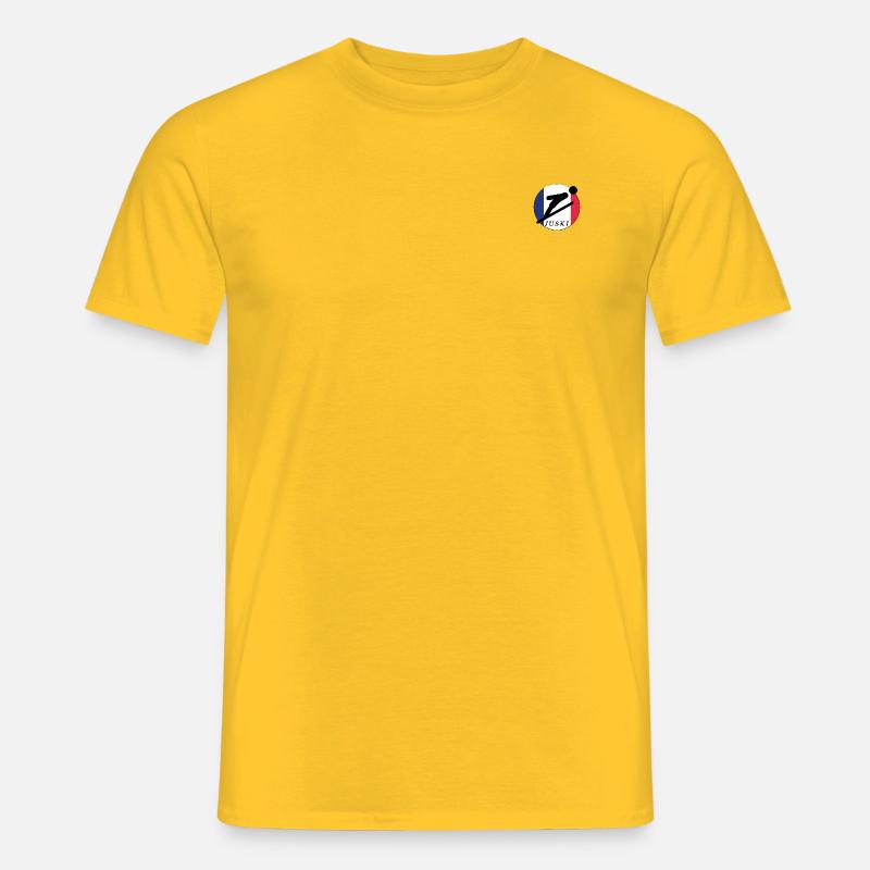 JUSKI - Men's T-Shirt - yellow