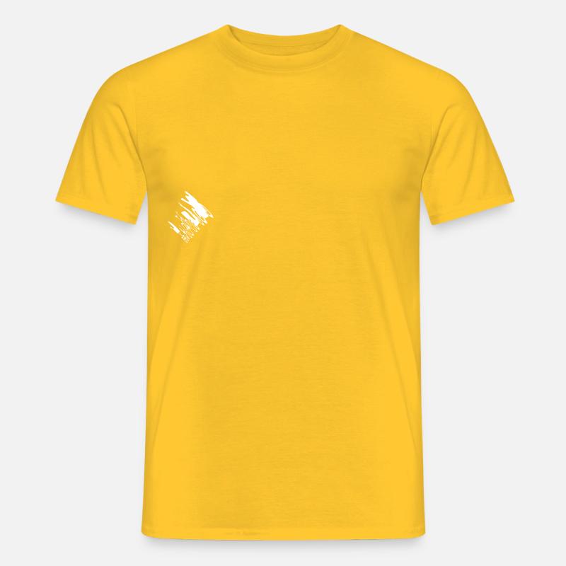 Motorrad Evolution em582 - Männer T-Shirt - Gelb