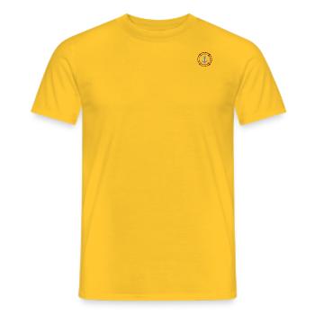 Ancrer dans le nœud - T-shirt homme - jaune - Devant - AI Model Male 178 dark (178cm)