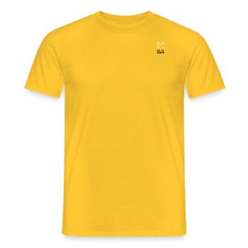 Roulez sur la montagne et sentez la neige - T-shirt homme - jaune - Devant - AI Model Male 178 dark (178cm)