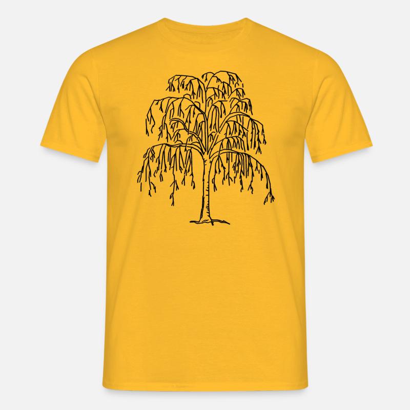 Baum - Männer T-Shirt - Gelb
