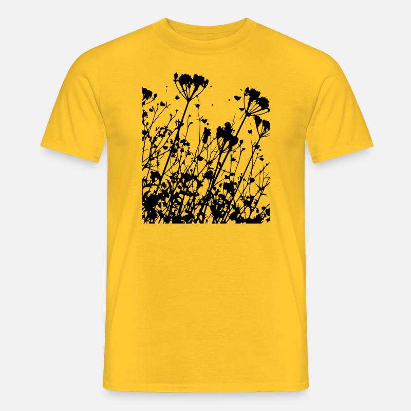 Blumen - Männer T-Shirt - Gelb
