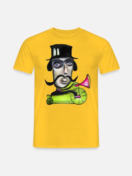 Kunst Rablo - Männer T-Shirt - Gelb