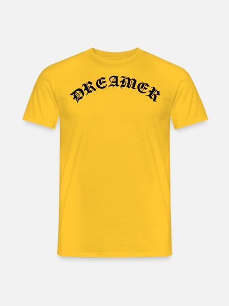 Dreamer Design - Männer T-Shirt - Gelb
