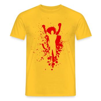 Boxer Rouge - T-shirt homme - jaune - Devant - AI Model Male 178 dark (178cm)