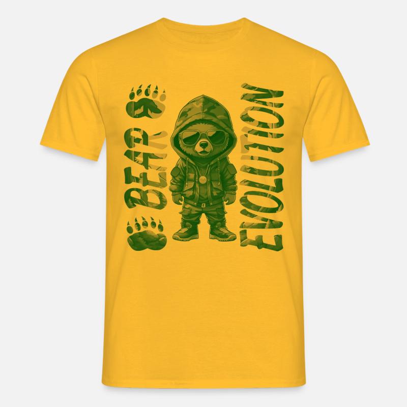 Evolution 2 - Men's T-Shirt - yellow