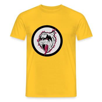 Tiger - Männer T-Shirt - Gelb - Vorne - AI Model Male 178 dark (178cm)