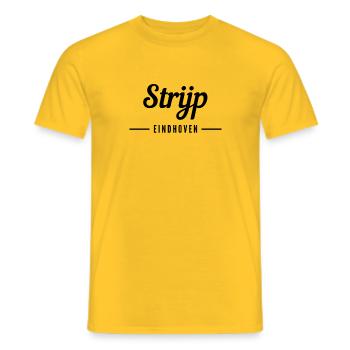 Strijp Eindhoven - Männer T-Shirt - Gelb - Vorne - AI Model Male 178 dark (178cm)