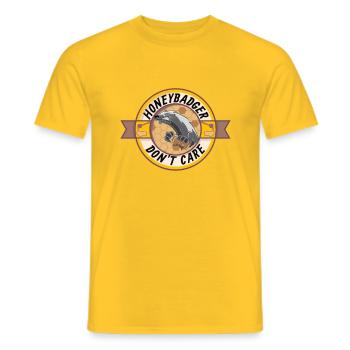 Toit de miel - T-shirt homme - jaune - Devant - AI Model Male 178 dark (178cm)