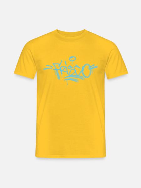 San FanciscoGraffiti Design - Men's T-Shirt - yellow