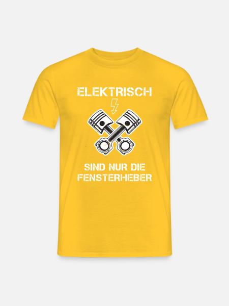 Schrauber und Mechaniker Shirt - Männer T-Shirt - Gelb
