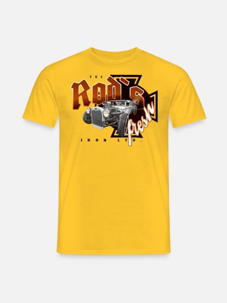 rod´s fresh - Männer T-Shirt - Gelb