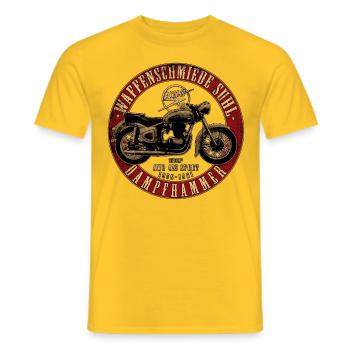 AWO 425 Sport - Männer T-Shirt - Gelb - Vorne - AI Model Male 178 dark (178cm)