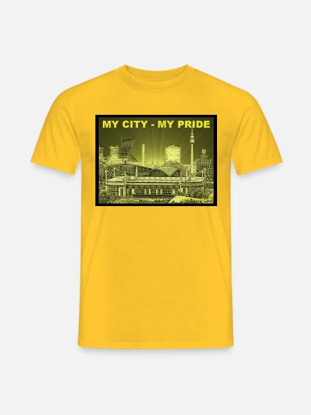 Dortmund-Pride - Männer T-Shirt - Gelb