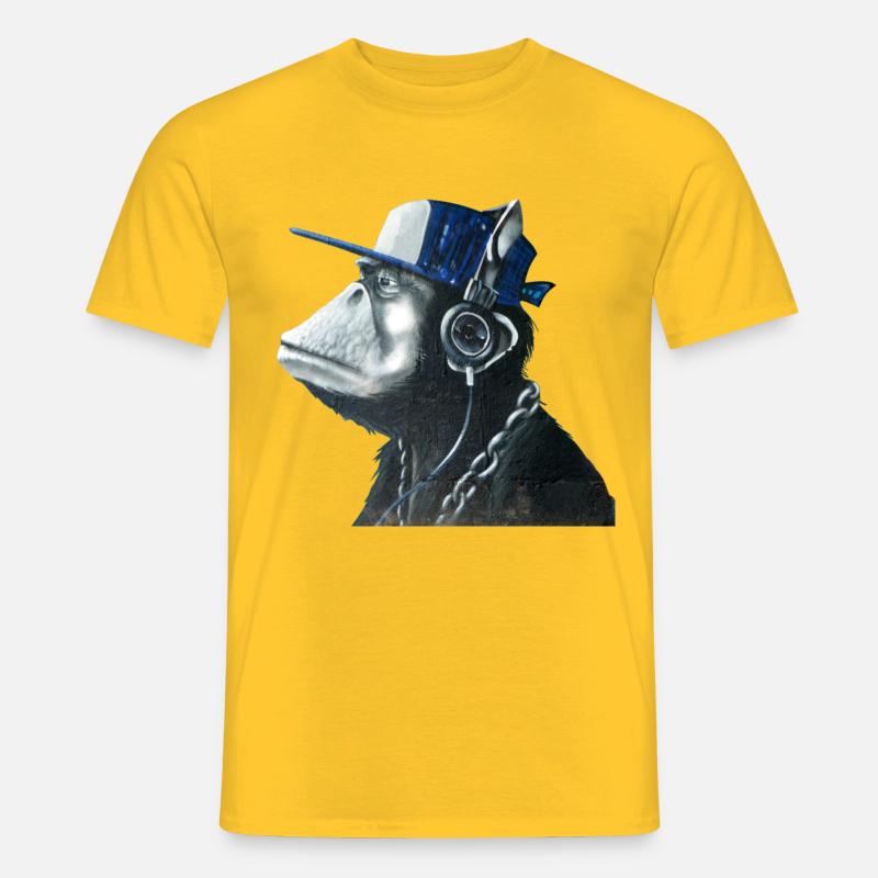 Affe Graffiti von Custom - Männer T-Shirt - undefined
