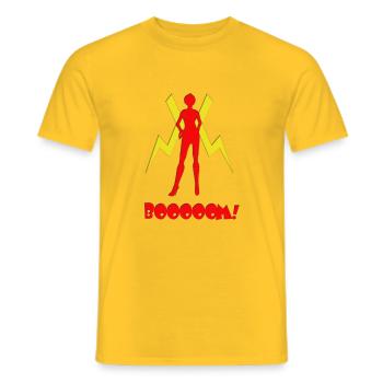 Superwoman - Männer T-Shirt - Gelb - Vorne - AI Model Male 178 dark (178cm)
