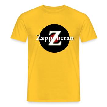 Z-Disk Zappoberan - Männer T-Shirt - Gelb - Vorne - AI Model Male 178 dark (178cm)