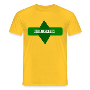 Bremen - Men's T-Shirt - yellow - Front - AI Model Male 178 dark (178cm)