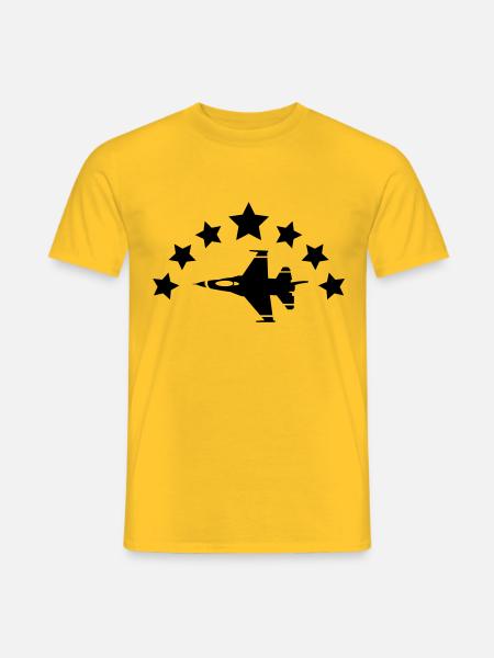 jet commence - T-shirt homme - jaune
