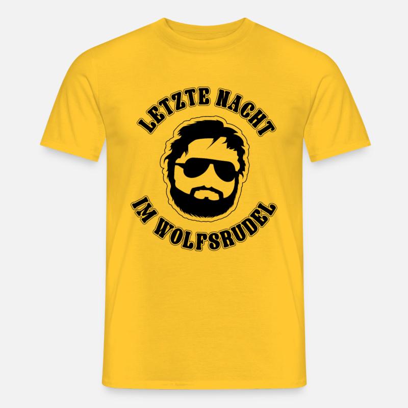 Junggesellenabschieds Accessoire - Geschenk - Männer T-Shirt - Gelb