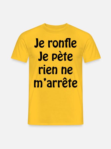 Je ronfle... - T-shirt homme -